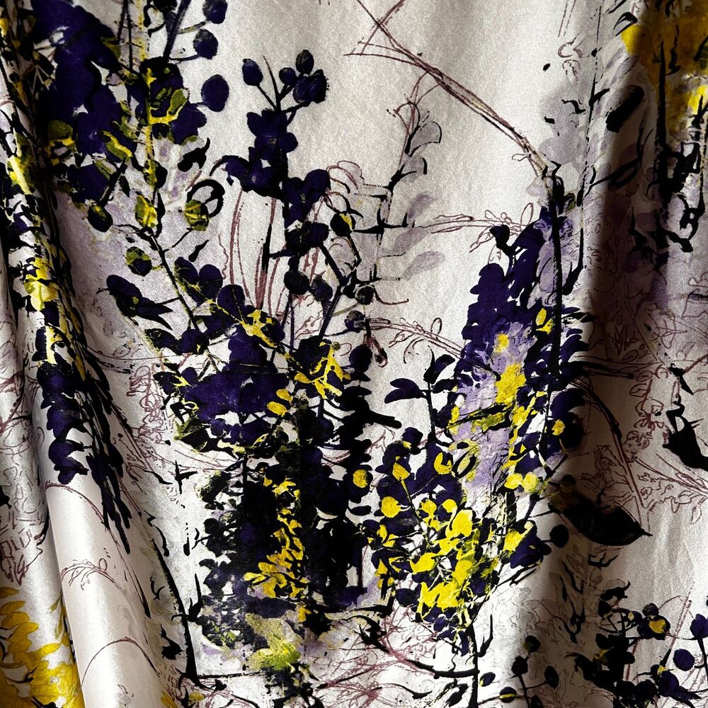 Taylor 100% Silk Floral Dress - Picture 3 of 13